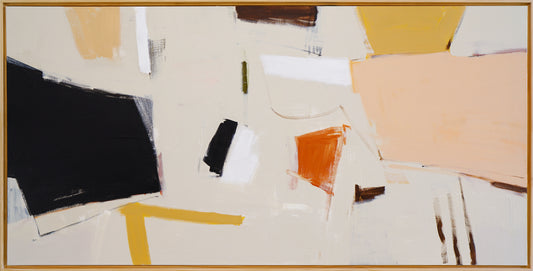 Shapes of Symphony no.1 Lighthearted Bliss 48x24 *Featured in Saatchi Art Collection