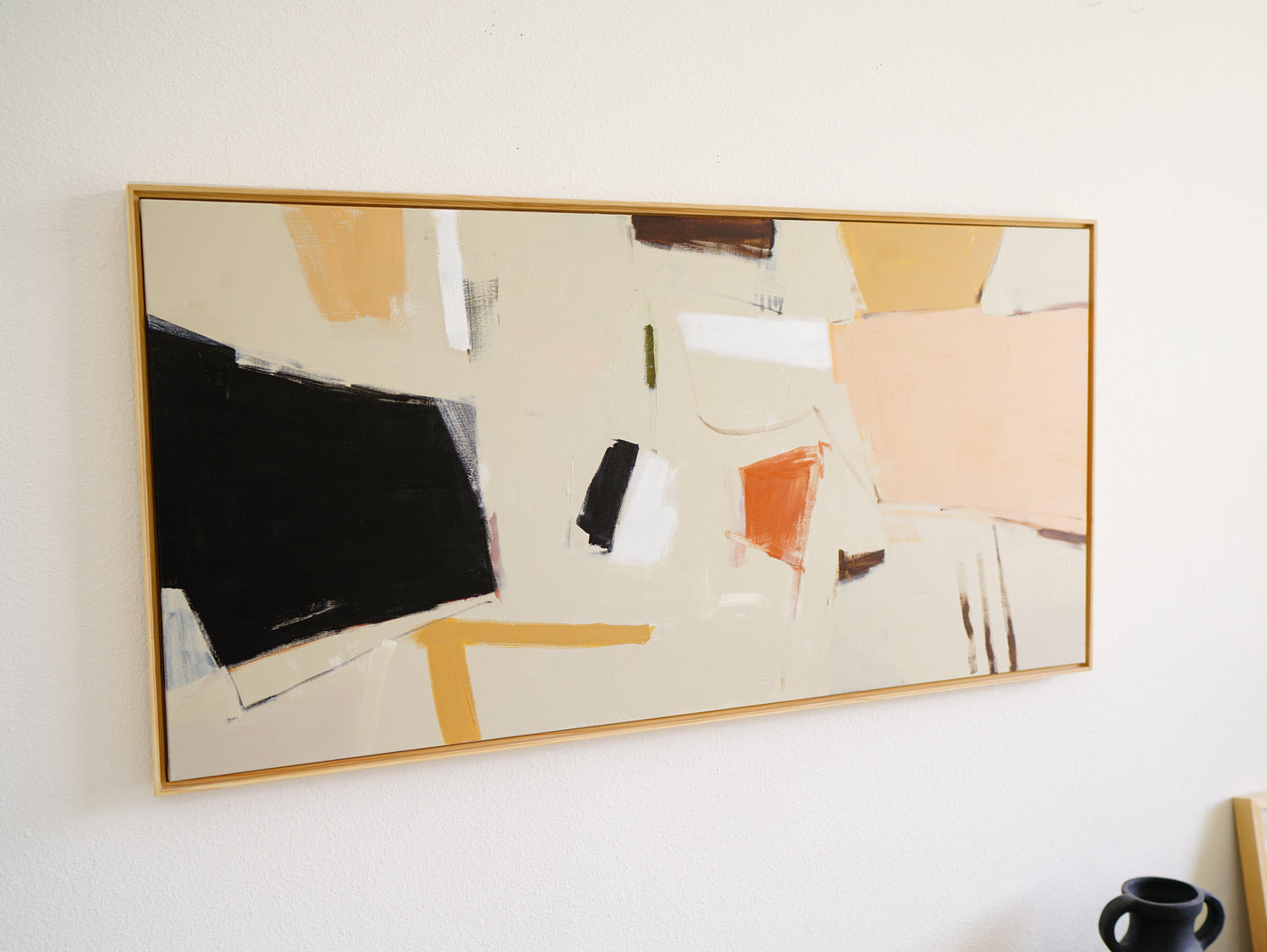 Shapes of Symphony no.1 Lighthearted Bliss 48x24 *Featured in Saatchi Art Collection