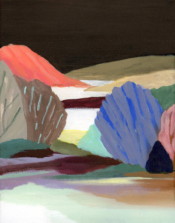 Colors of Night Fields no.2 - Art Print