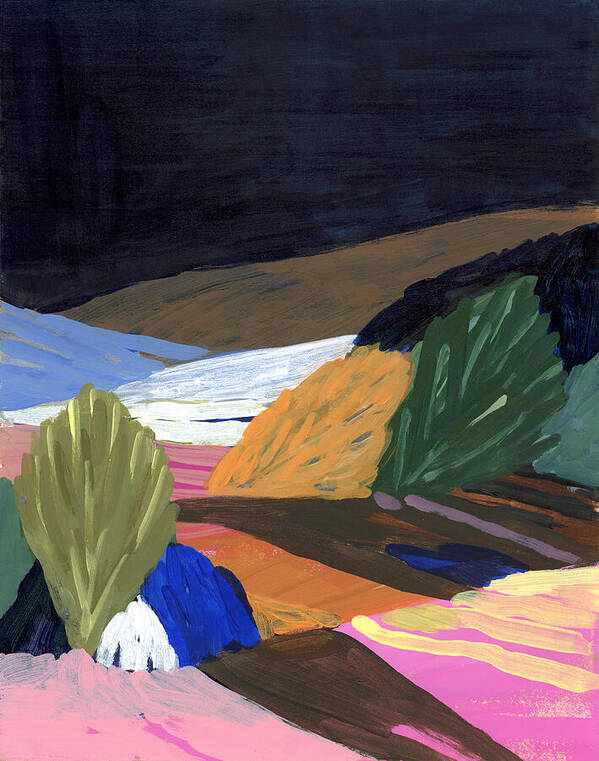 Colors of Night Fields - Art Print