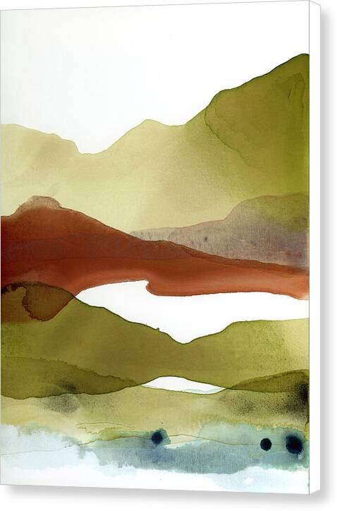 Earthy Mountain Waves no.2 - Canvas Print