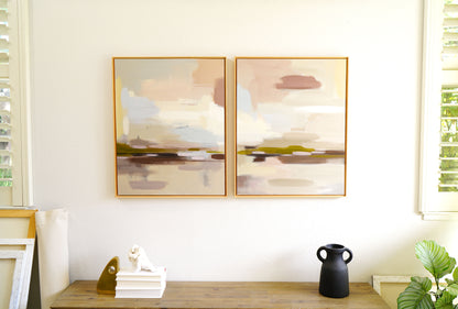 Mellow Taupe Horizon *Featured in Saatchi Art 'Best of January' collection