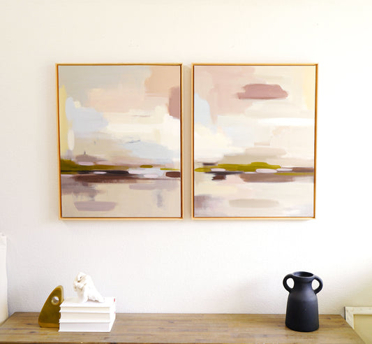 Mellow Taupe Horizon *Featured in Saatchi Art 'Best of January' collection