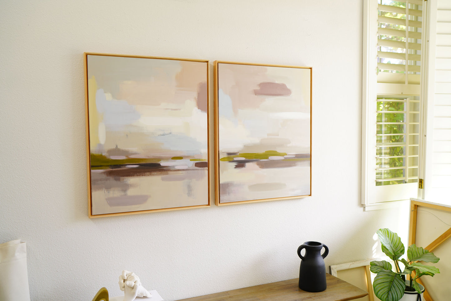 Mellow Taupe Horizon *Featured in Saatchi Art 'Best of January' collection