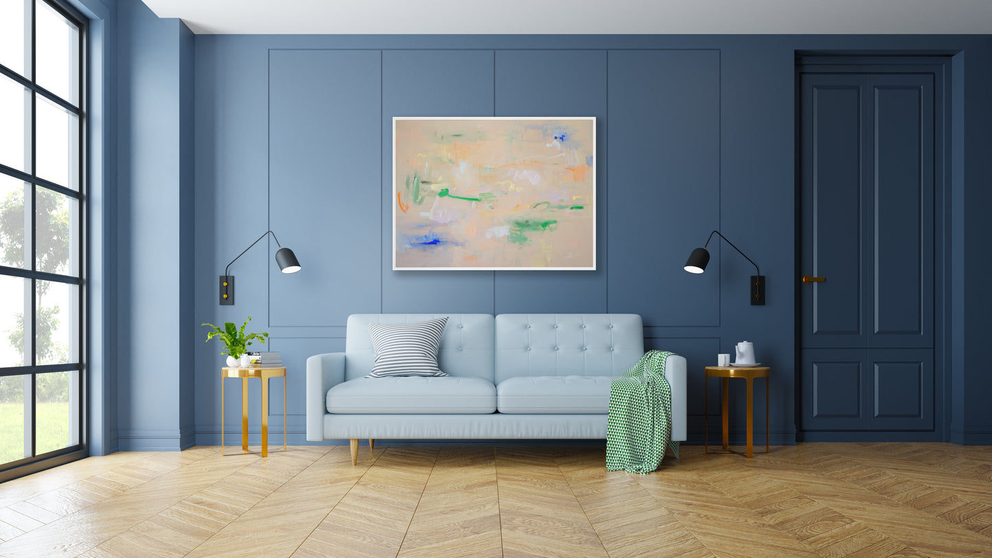 Sunlit Blossoms Meadow no.2 *Featured in Saatchi Art Collection