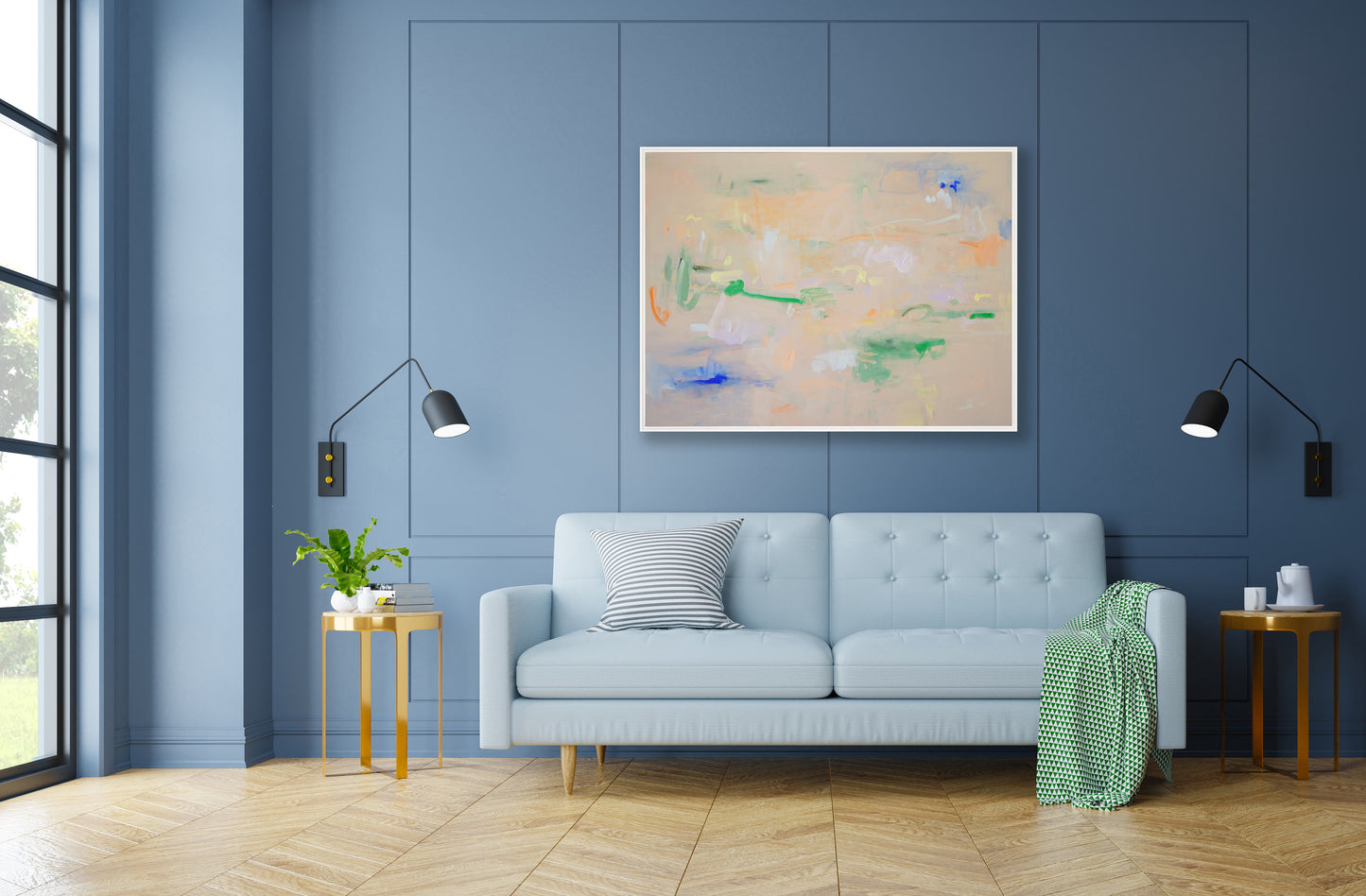 Sunlit Blossoms Meadow no.2 *Featured in Saatchi Art Collection