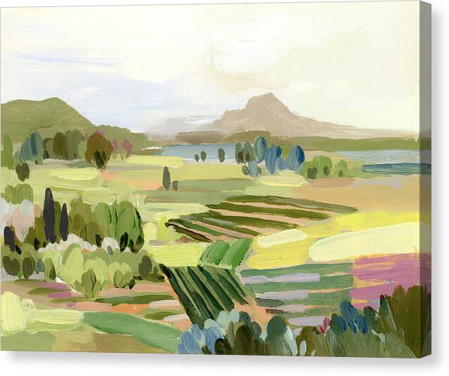 Sunny Italian Fields - Canvas Print