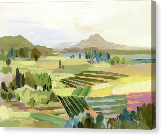 Sunny Italian Fields - Canvas Print