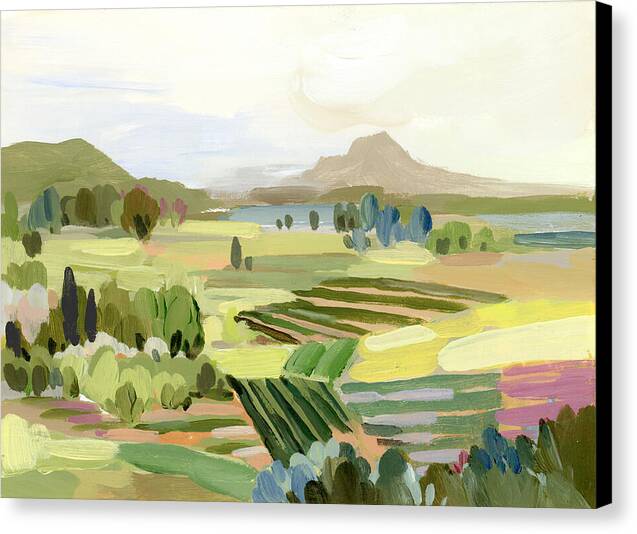 Sunny Italian Fields - Canvas Print