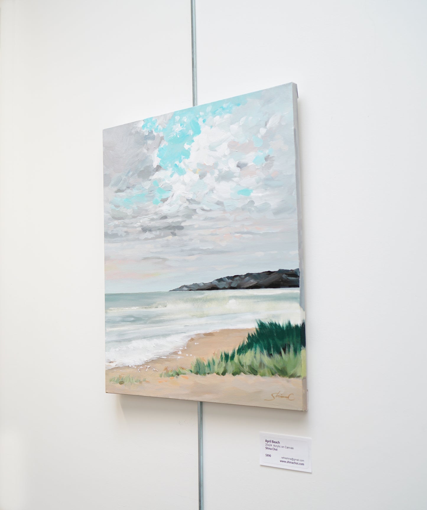 April Beach /Featured in Saatchi Art Collection *20% OFF at checkout