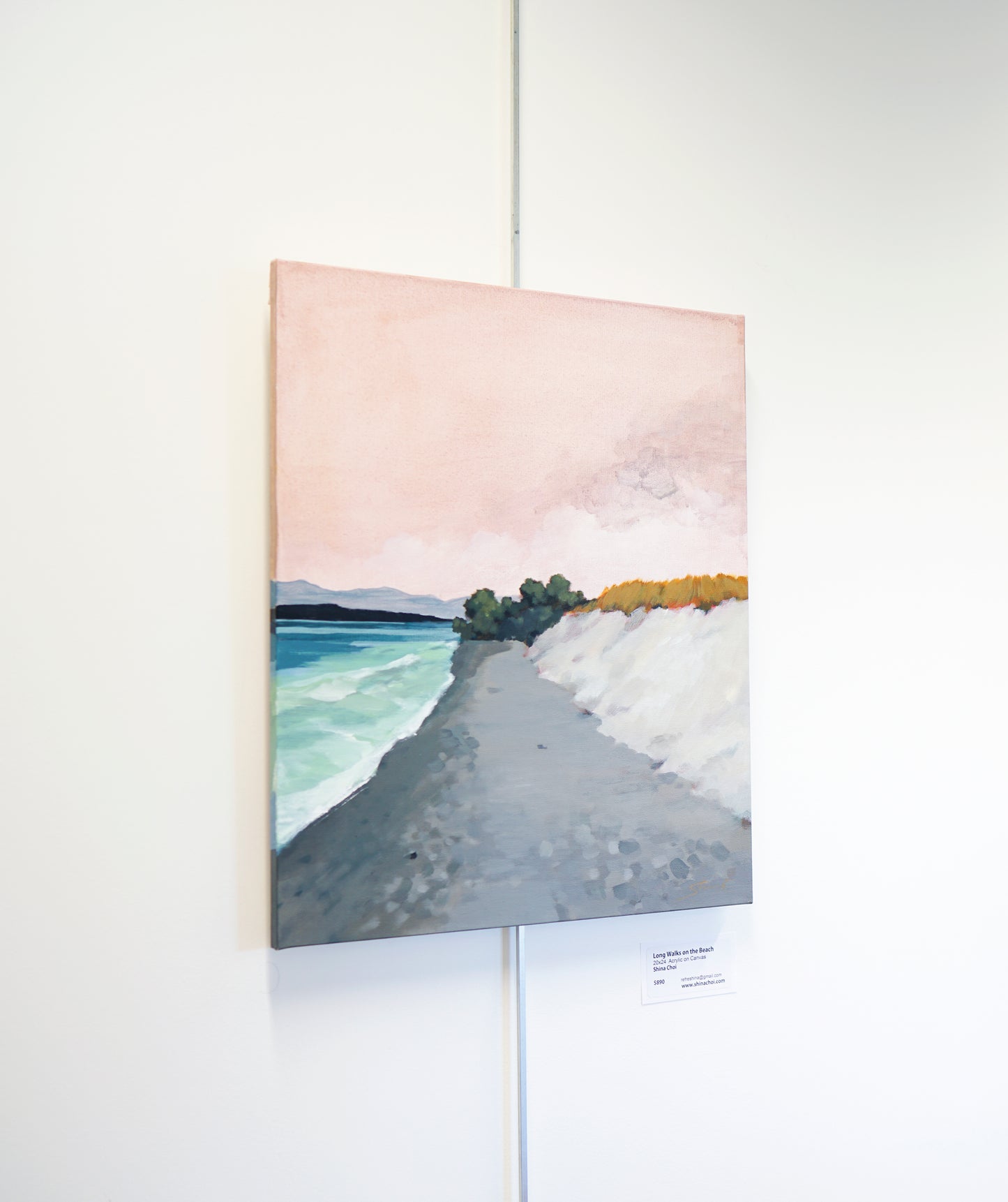 Long Walks on the Beach Featured in Saatchi Art collection *30% Off at checkout