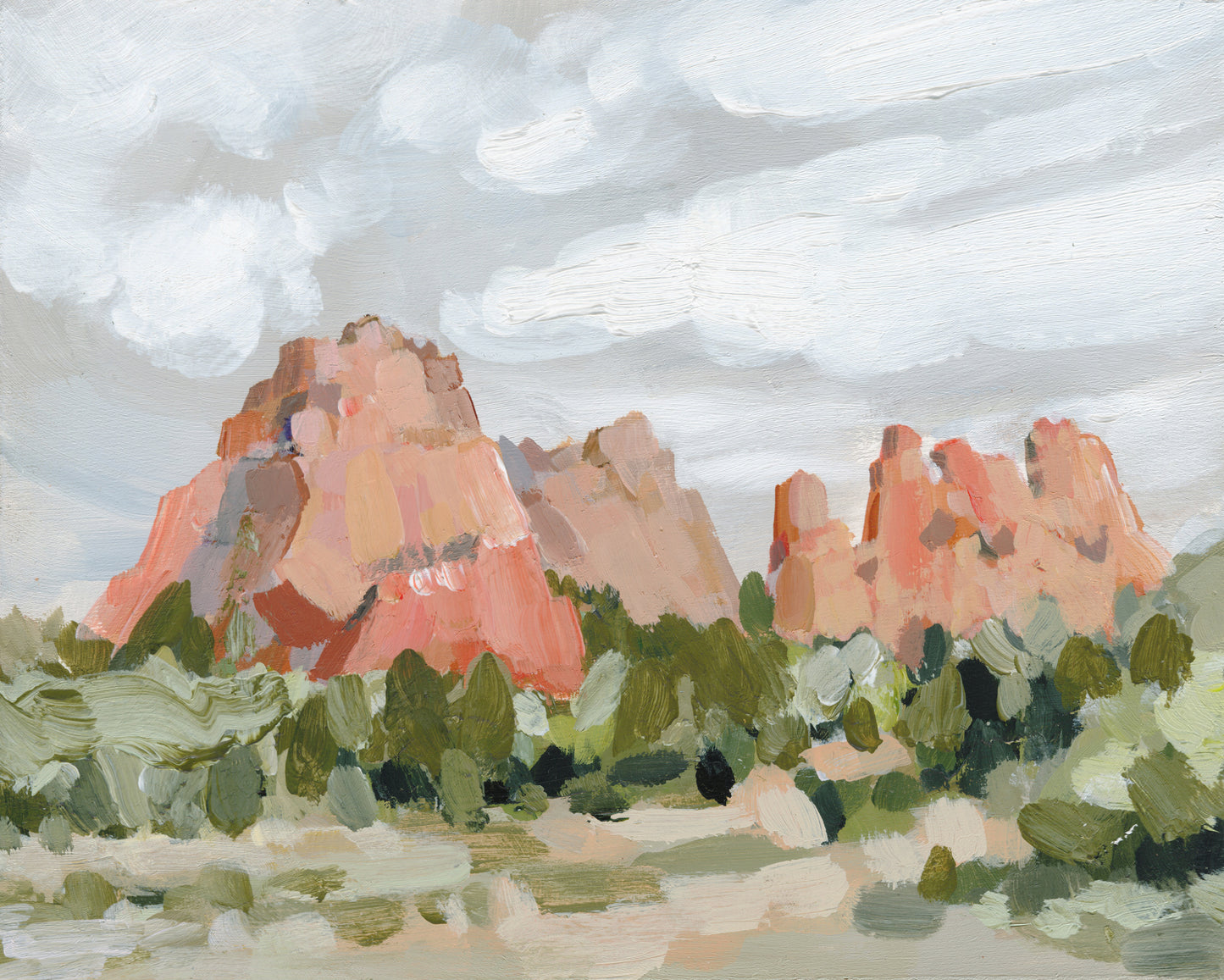 Desert Landscape-Garden of the Gods no.2 *Featured in Saatchi Art Collection