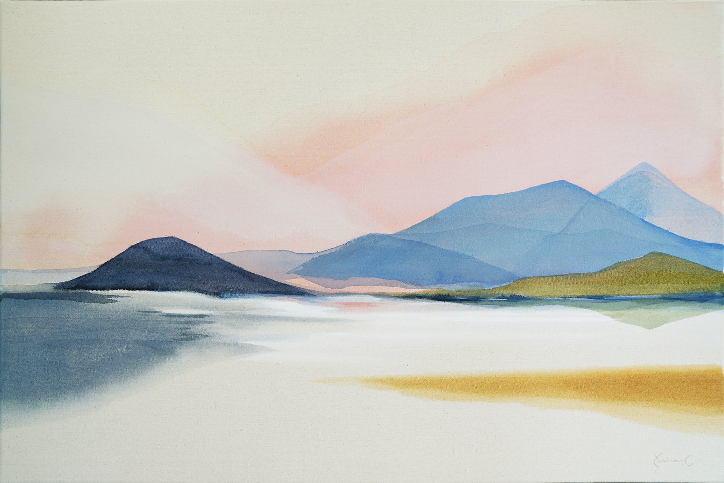 Blue Mountain 36x24 *Featured in Saatchi Art Collection