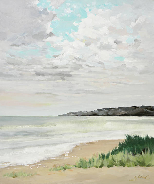 April Beach - Art Print