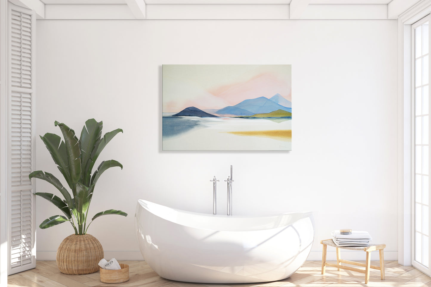 Blue Mountain 36x24 *Featured in Saatchi Art Collection