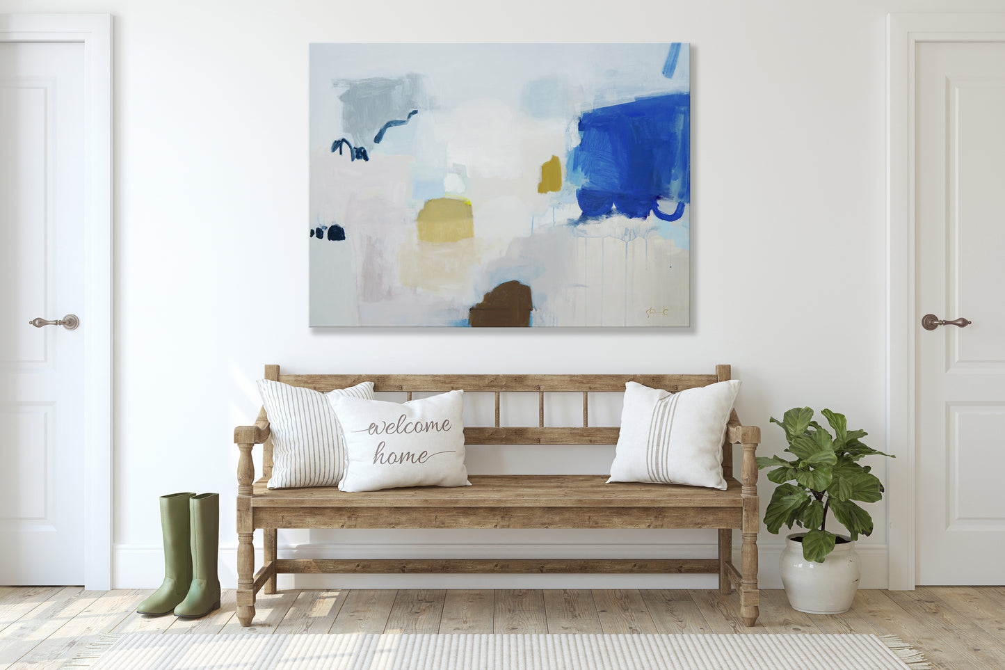 Bliss and Blue Featured in Saatchi Art Collection *30% Off at checkout