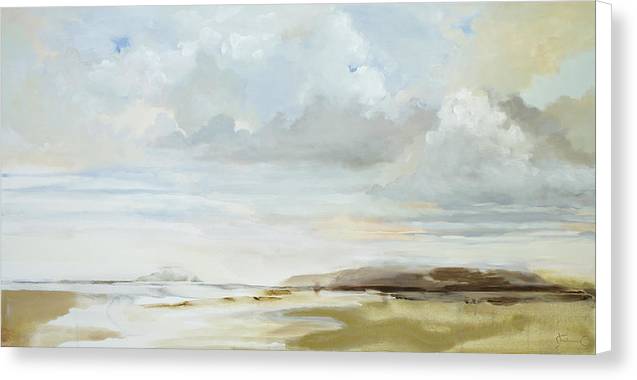 Cloudy Shoreline - Canvas Print