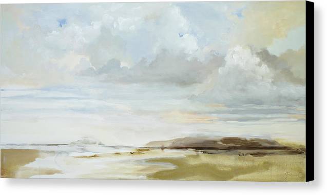 Cloudy Shoreline - Canvas Print