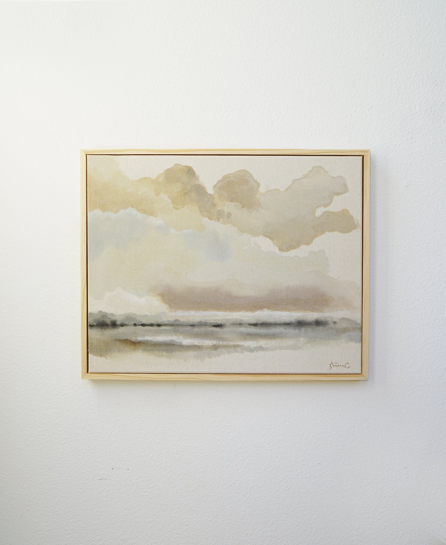 Distance Under Cloudy Sky *SOLD