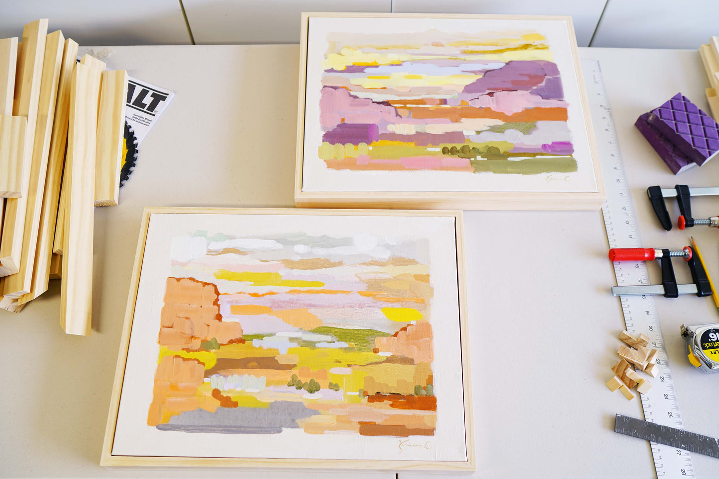 Colors of Desert Sunset *Featured in Saatchi Art Collection