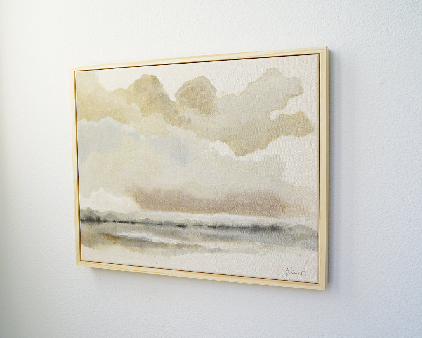 Distance Under Cloudy Sky *SOLD