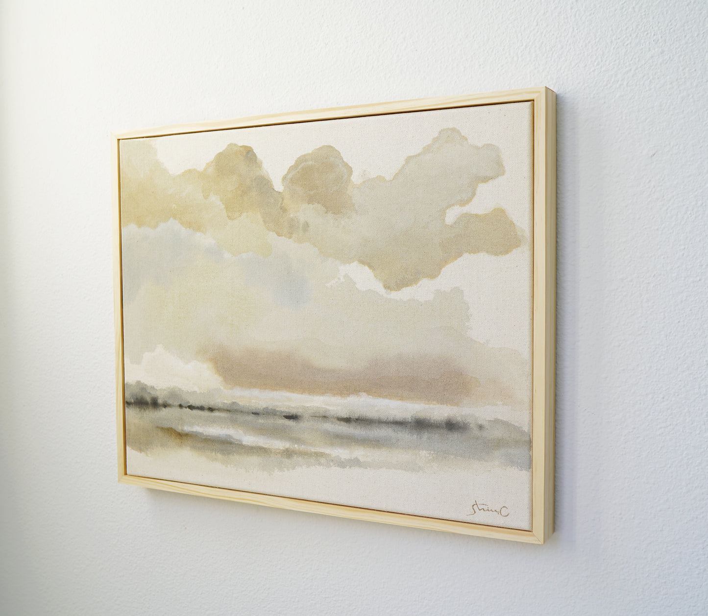 Distance Under Cloudy Sky *SOLD