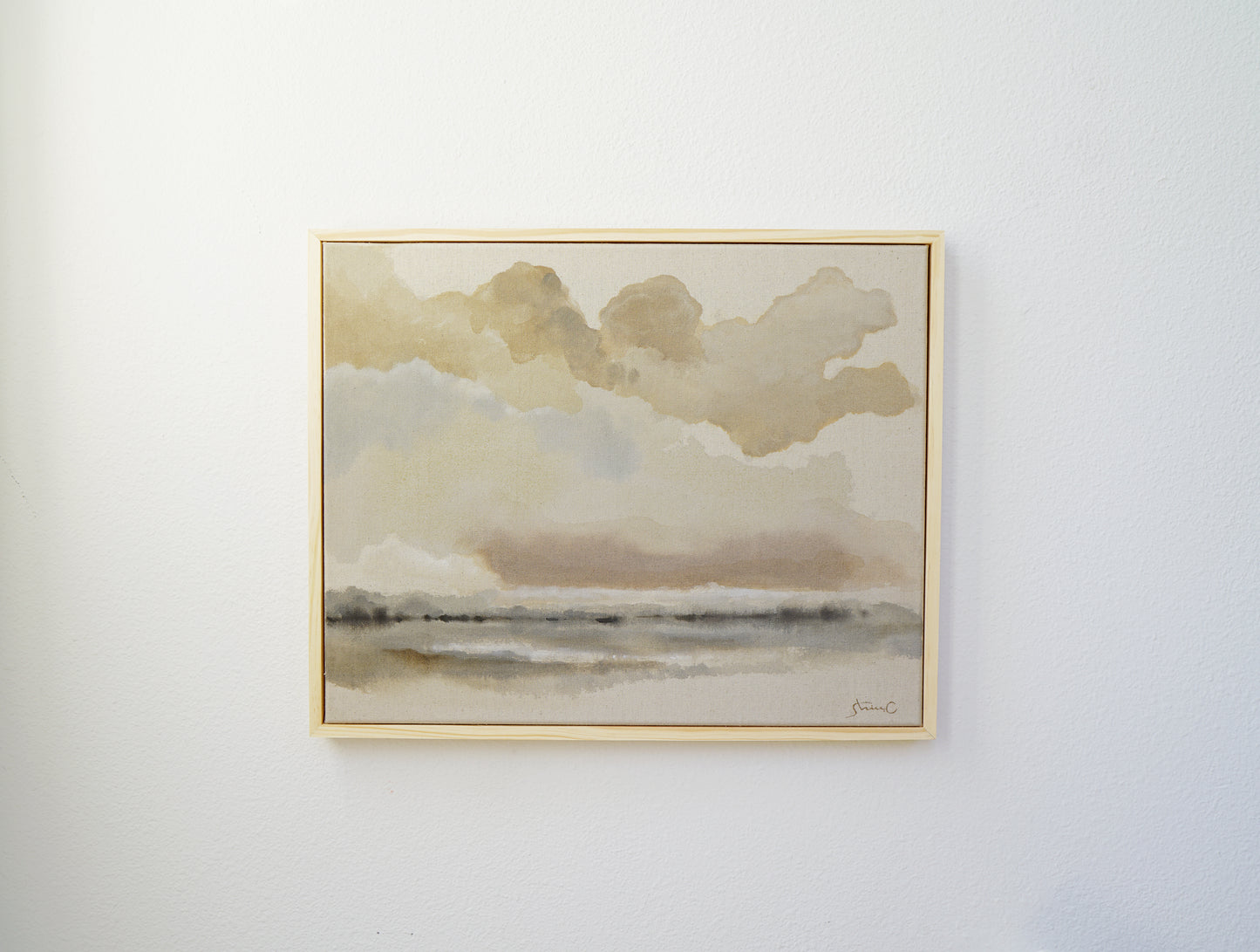 Distance Under Cloudy Sky *SOLD