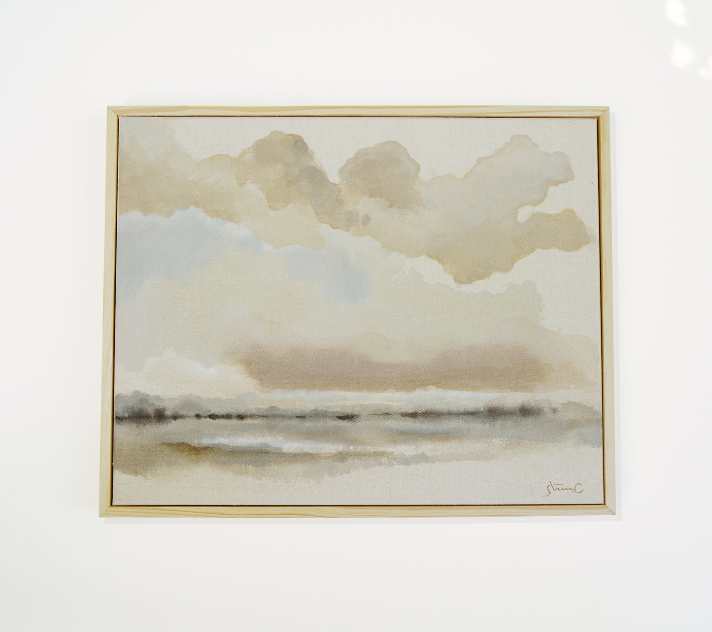 Distance Under Cloudy Sky *SOLD