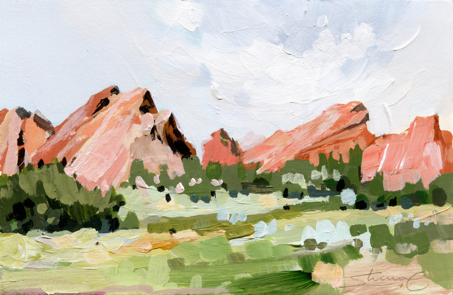 Landscape-Garden of the Gods *SOLD