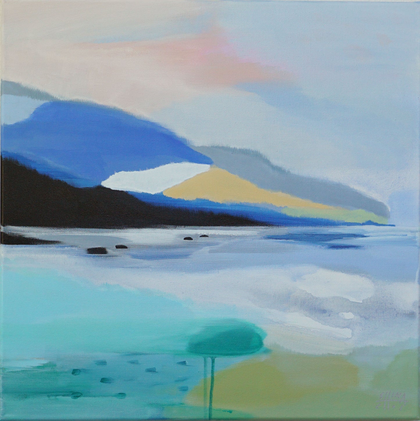 Landscape Water View 'Sunset'