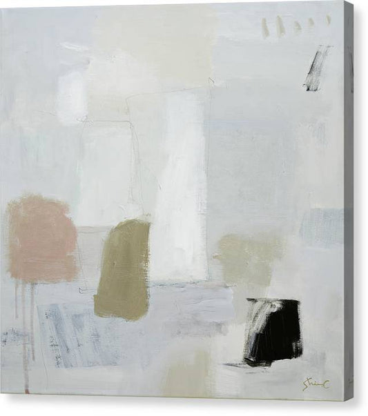 Misty Gray Valley - Canvas Print