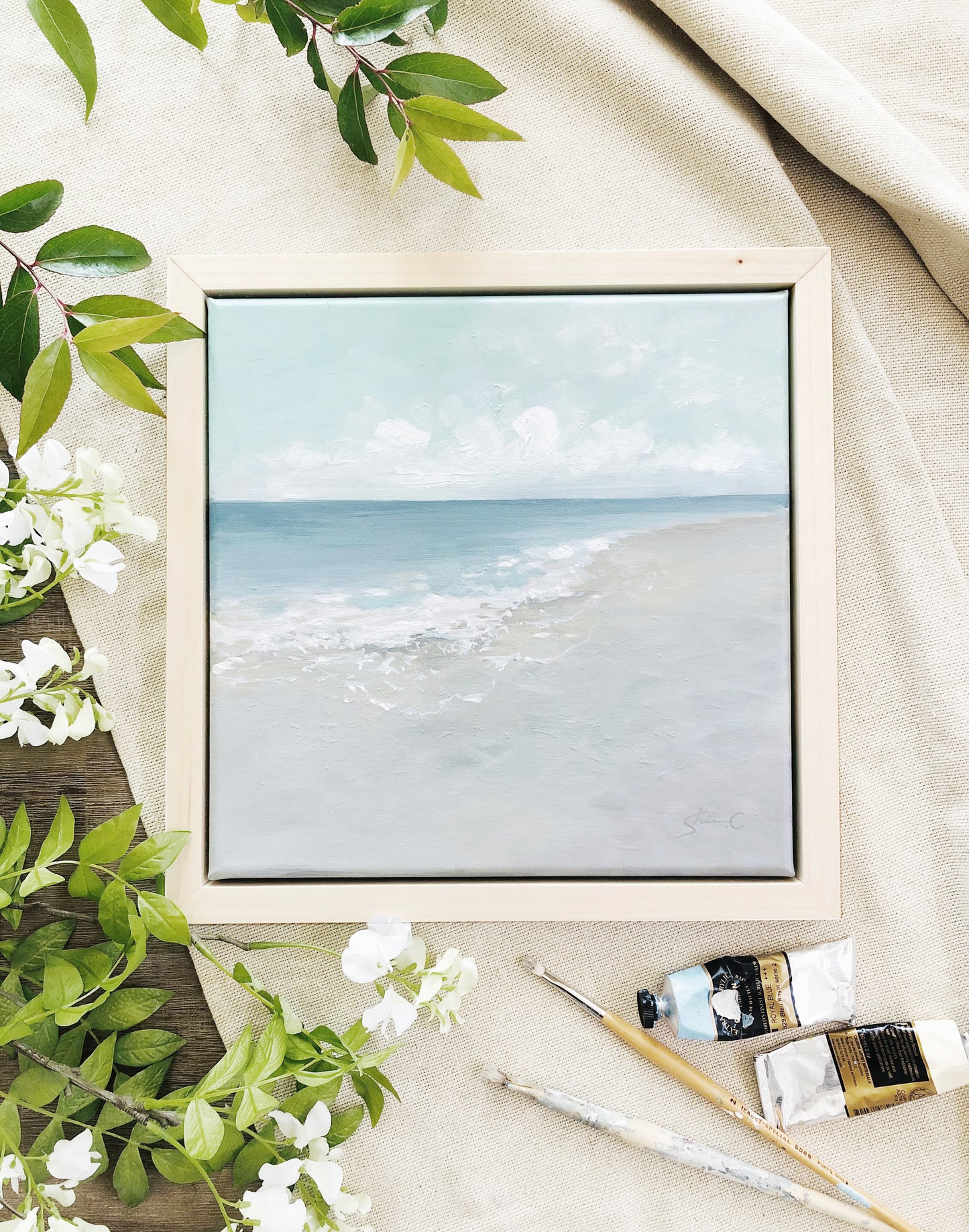 Receding Waves - Art Print