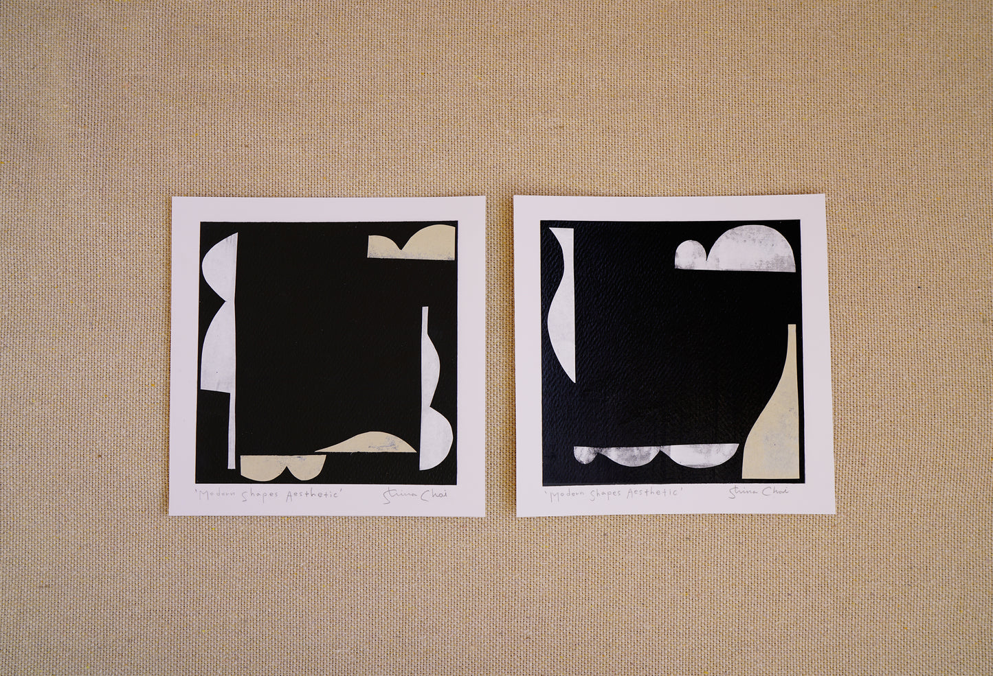 Modern Shapes Aesthetic (Black no.1)