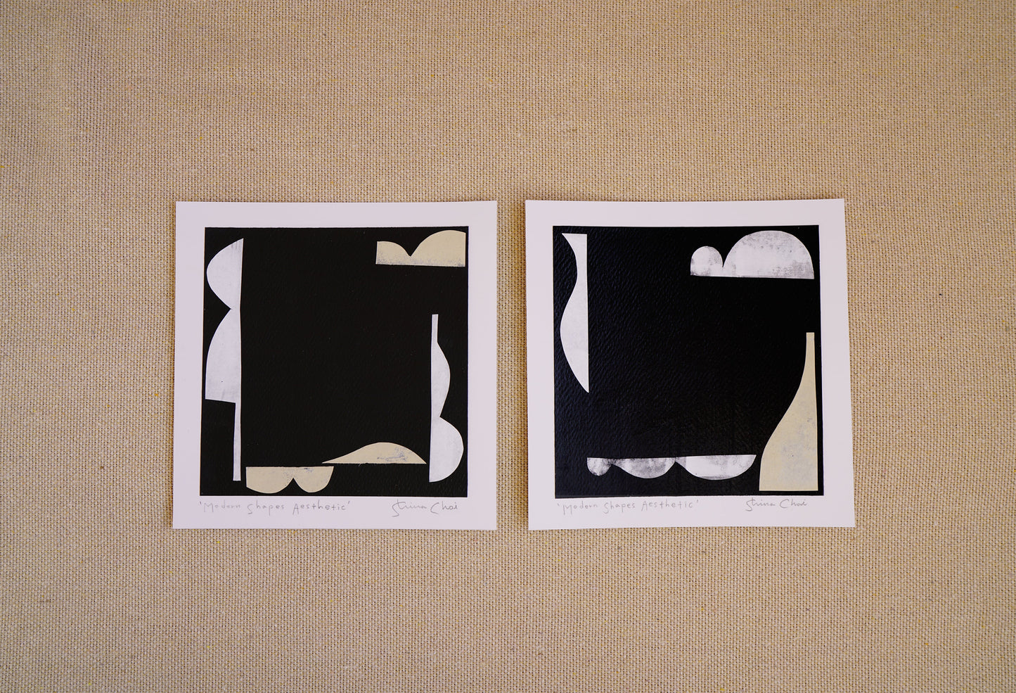 Modern Shapes Aesthetic (Black no.2)