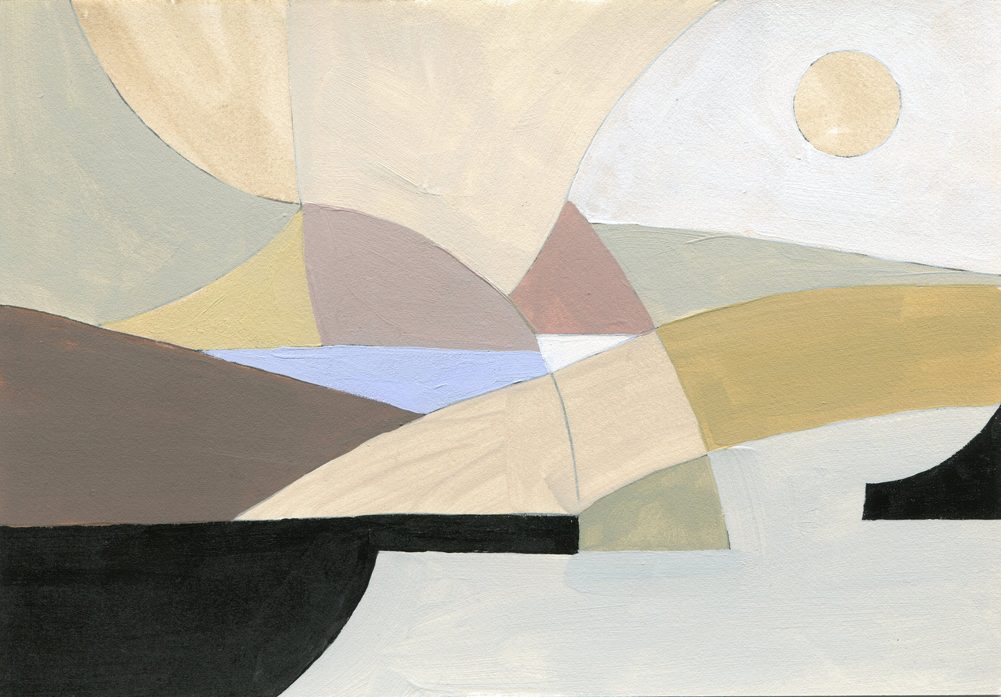 Modern Landscape no.2- Moon Land