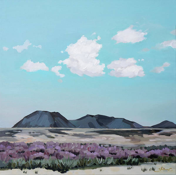 Serenity Afternoon in the Desert - Art Print
