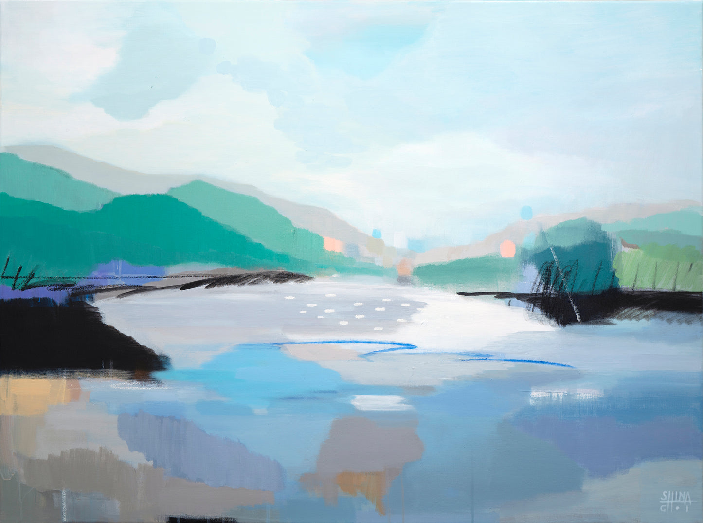 Landscape 'Sky Lake' *SOLD