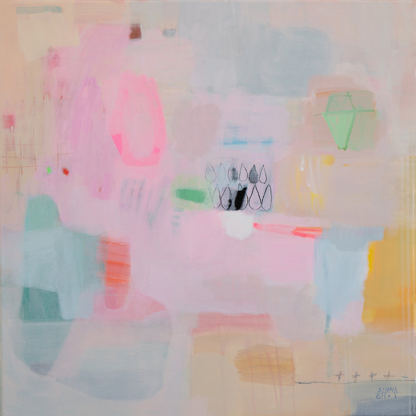 Inner Jewel No.1 'Spring Rain' *SOLD