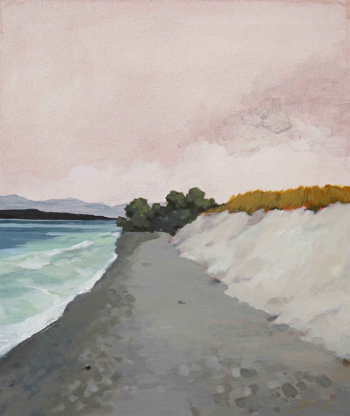Long Walks on the Beach Featured in Saatchi Art collection *30% Off at checkout
