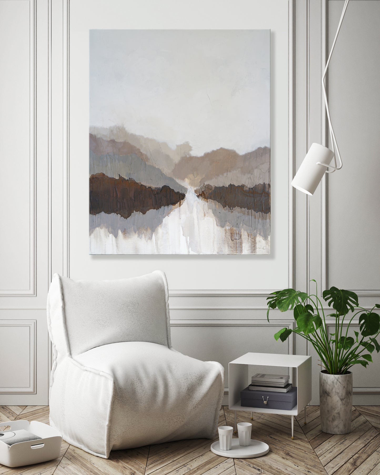 Winter Valley /Featured in Saatchi Art Collection *40% Off at checkout