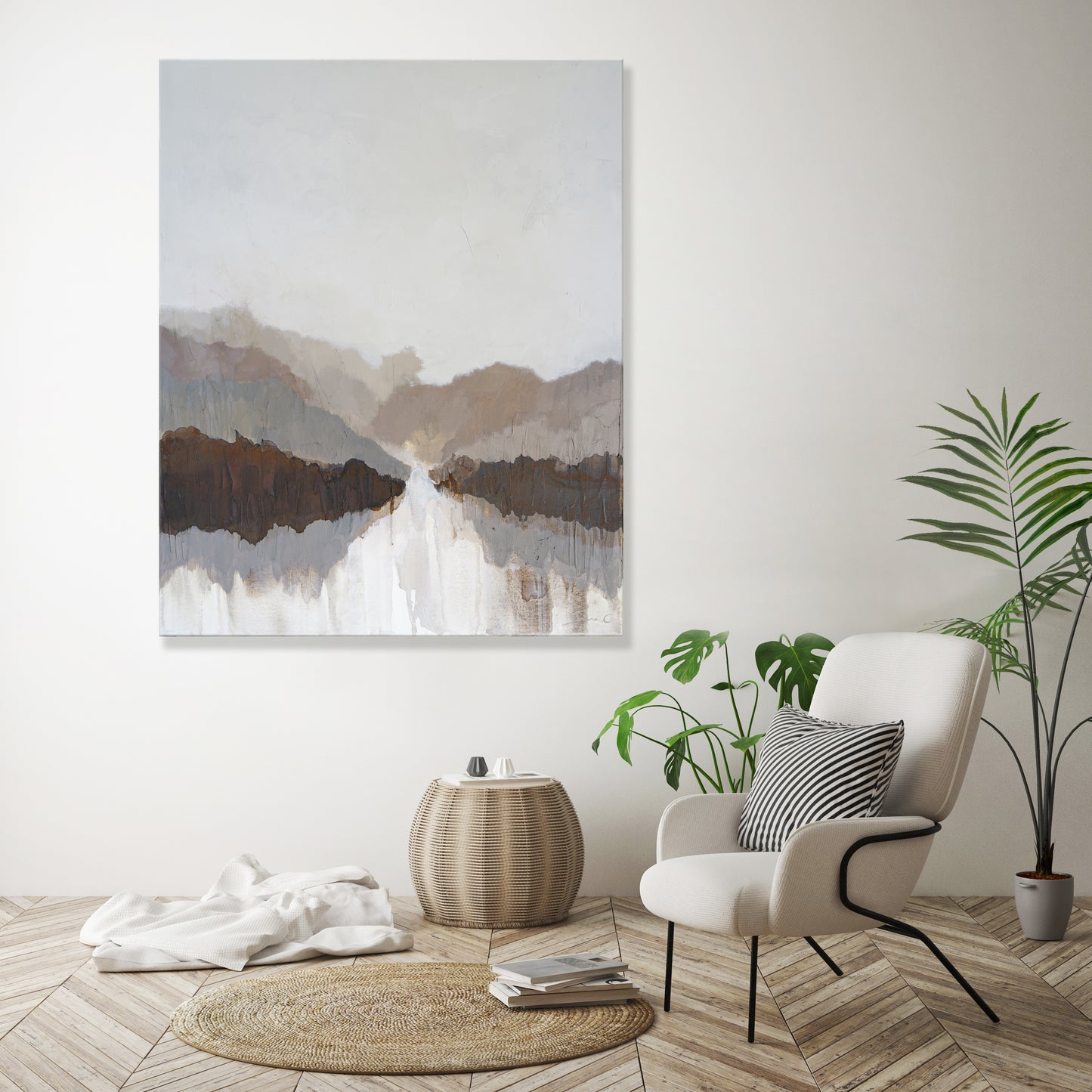 Winter Valley /Featured in Saatchi Art Collection *40% Off at checkout