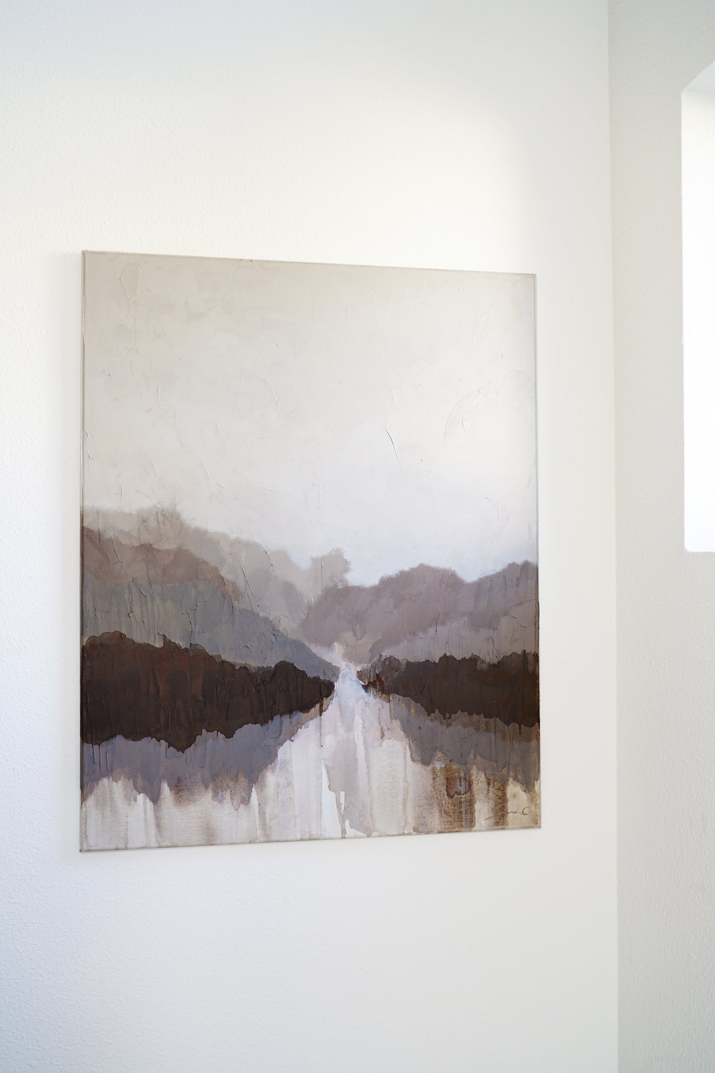 Winter Valley /Featured in Saatchi Art Collection *40% Off at checkout