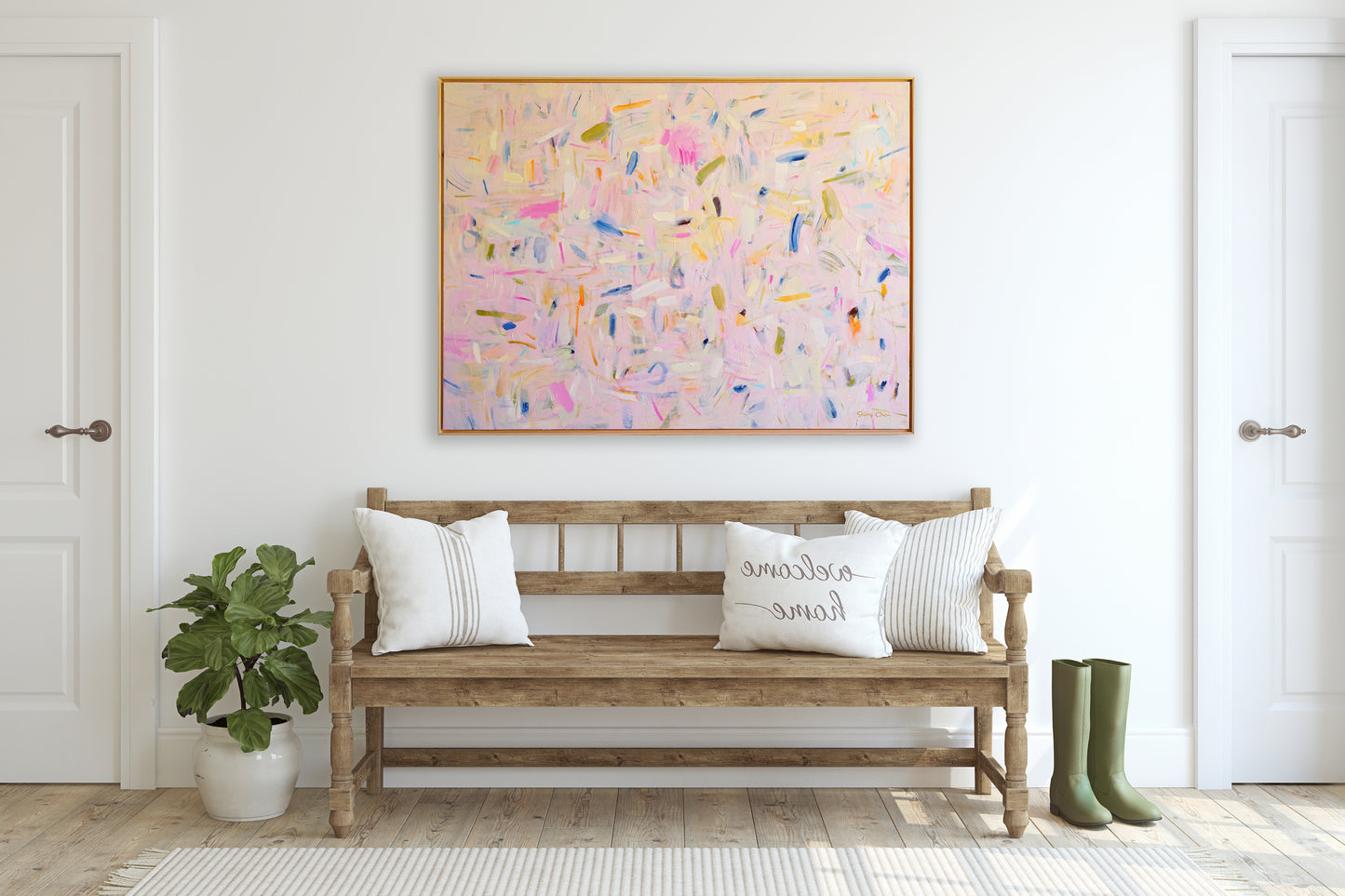 Pink Aura Bloom *48x36