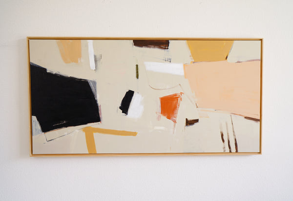 Shapes of Symphony no.1 Lighthearted Bliss 48x24 *Framed