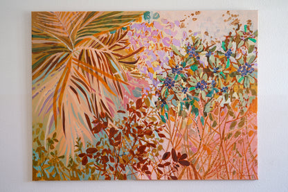 Wild Tropical Leaves *48x36