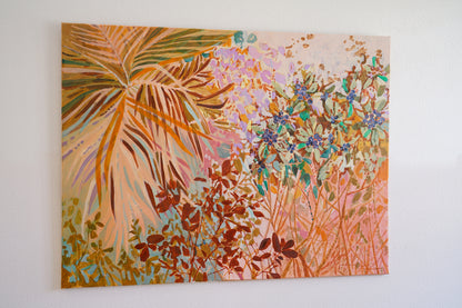 Wild Tropical Leaves *48x36