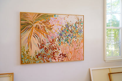 Wild Tropical Leaves *48x36