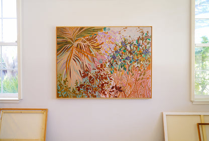 Wild Tropical Leaves *48x36