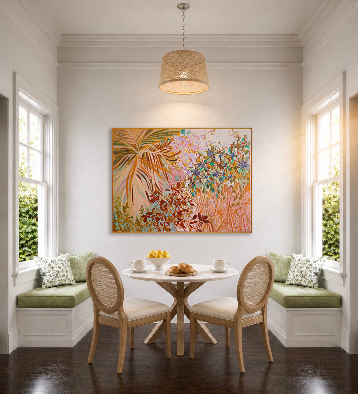Wild Tropical Leaves *48x36