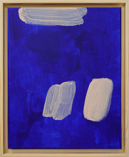 Minimal Brushstrokes-Blue